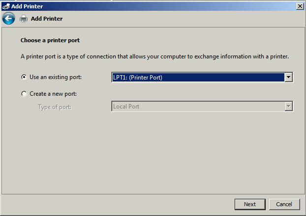 printer port
